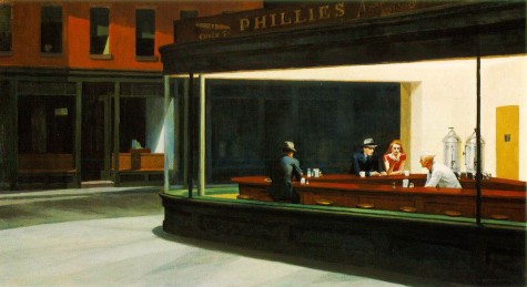 1. Edward Hooper - Nighthawks.